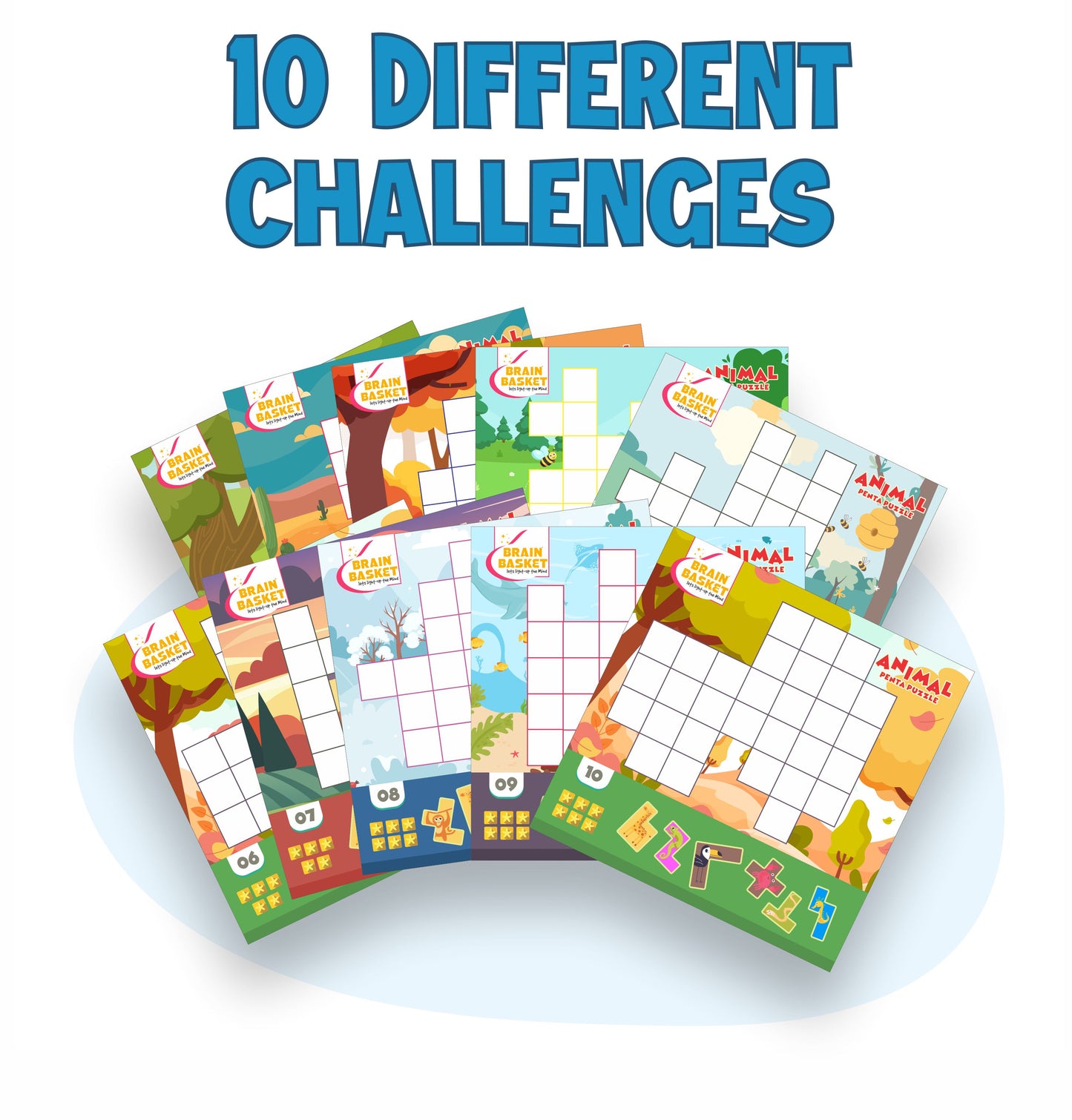 Animal Penta Puzzle | Age 2 to 8 | Logic | Visual-Intelligence