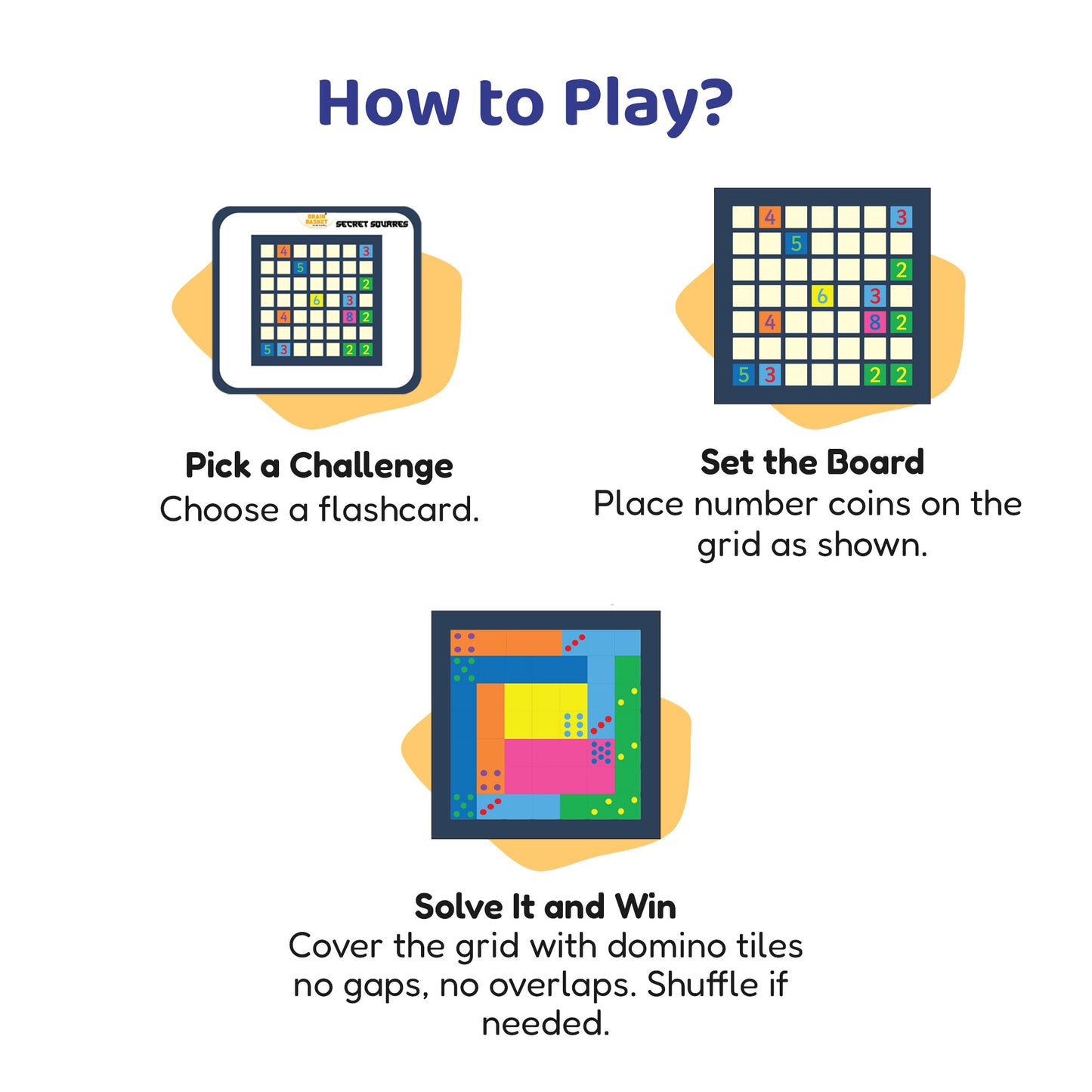 Secret Squares | Age 6 to 99 | Logic | Visual-Intelligence