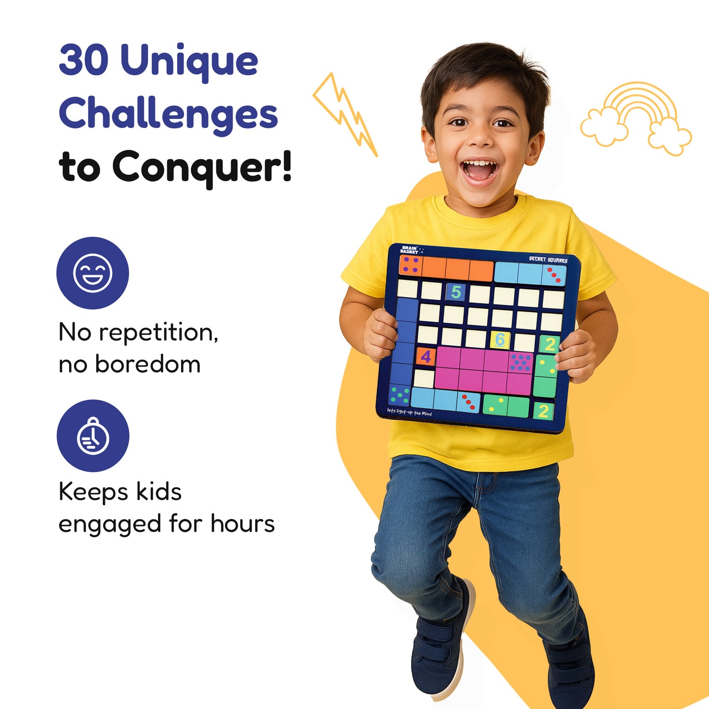 Secret Squares | Age 6 to 99 | Logic | Visual-Intelligence