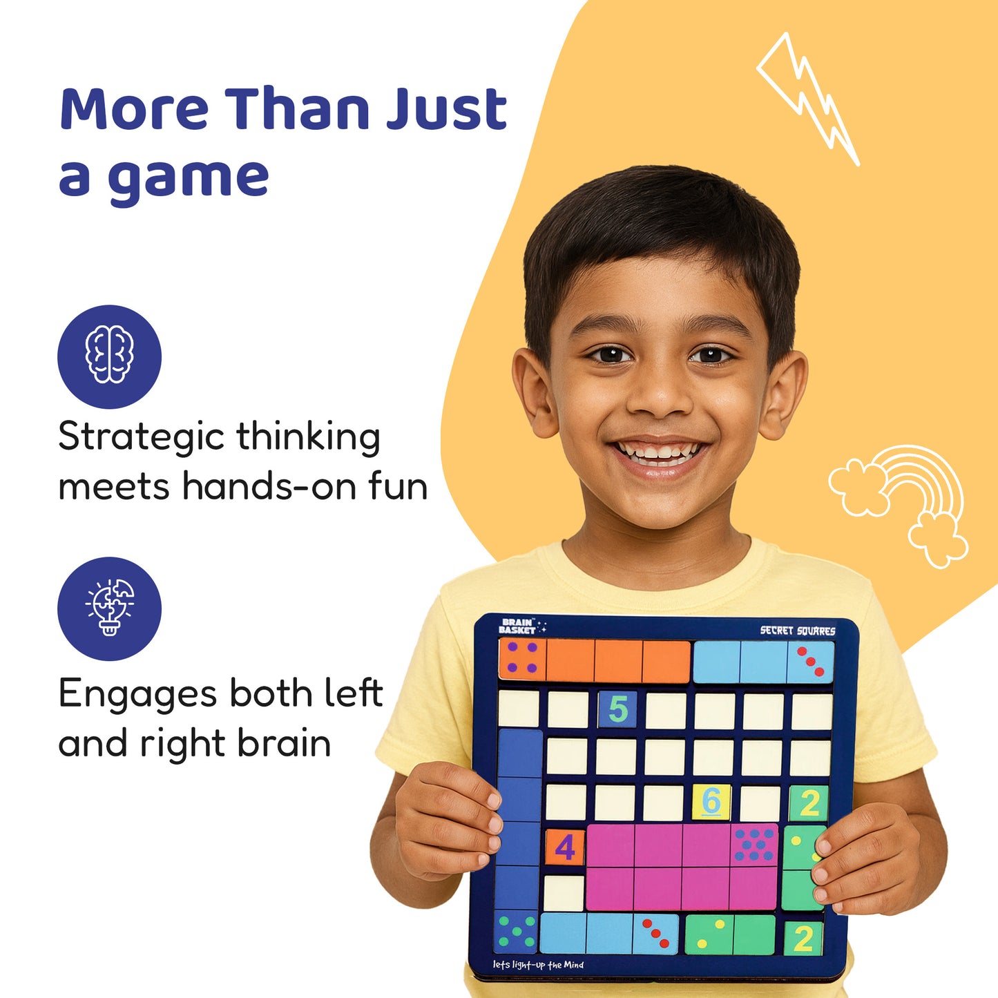 Secret Squares | Age 6 to 99 | Logic | Visual-Intelligence