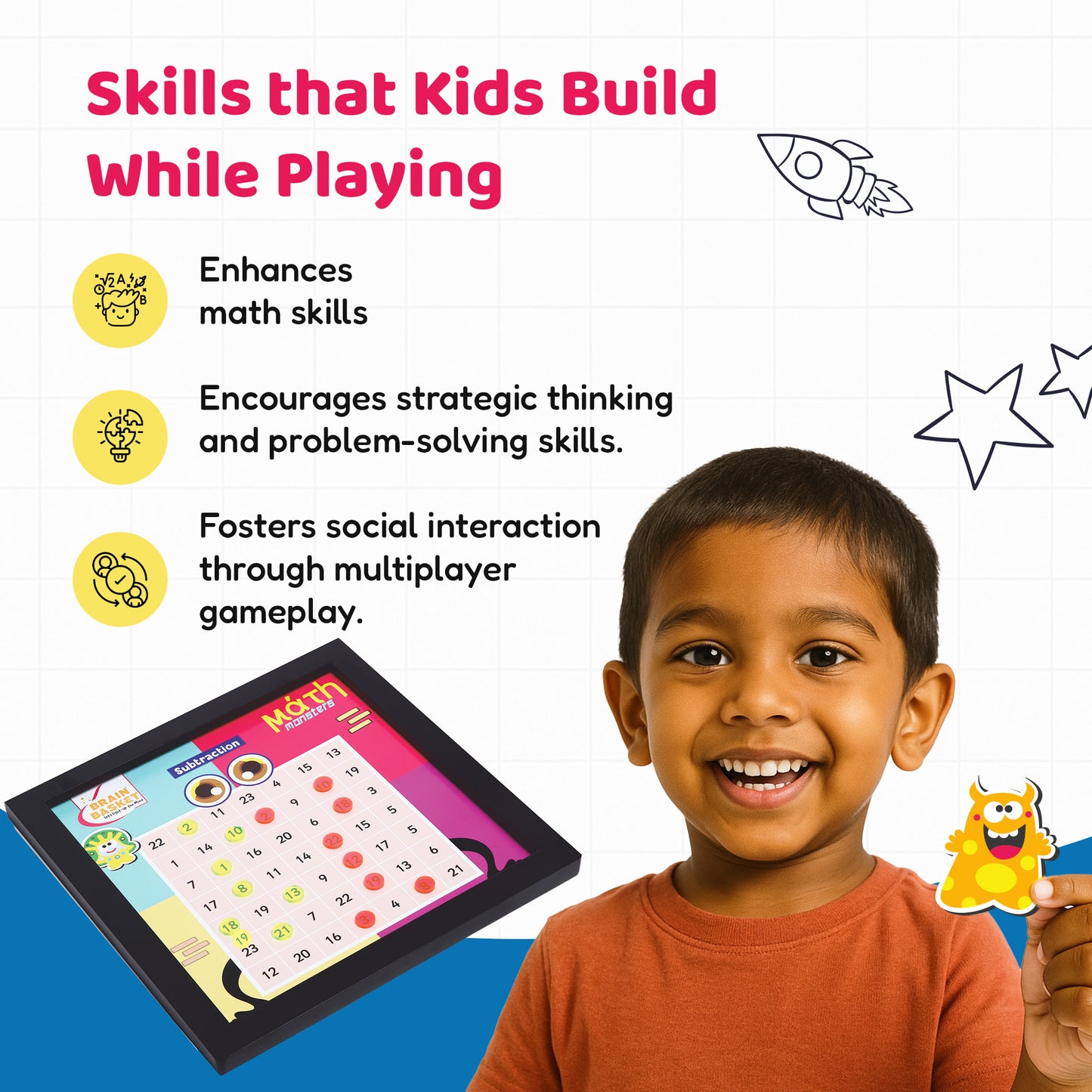Math Monsters | Age 6 to 99 | Strategy