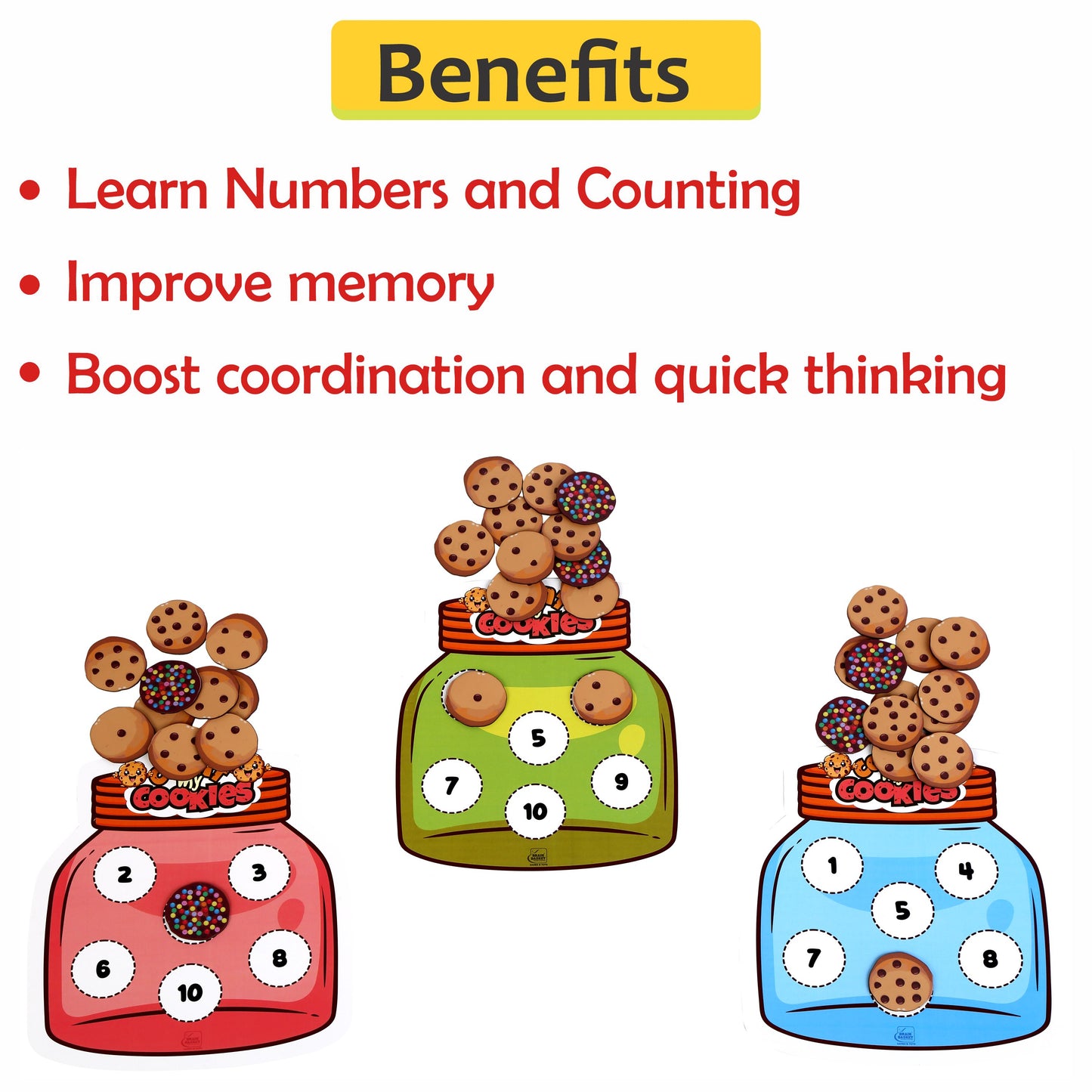 Count My Cookies | Age 2 to 8 | Memory Game