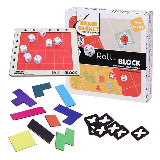 Roll 'N' Block | Age 4 to 99 | Logic | Visual-Intelligence