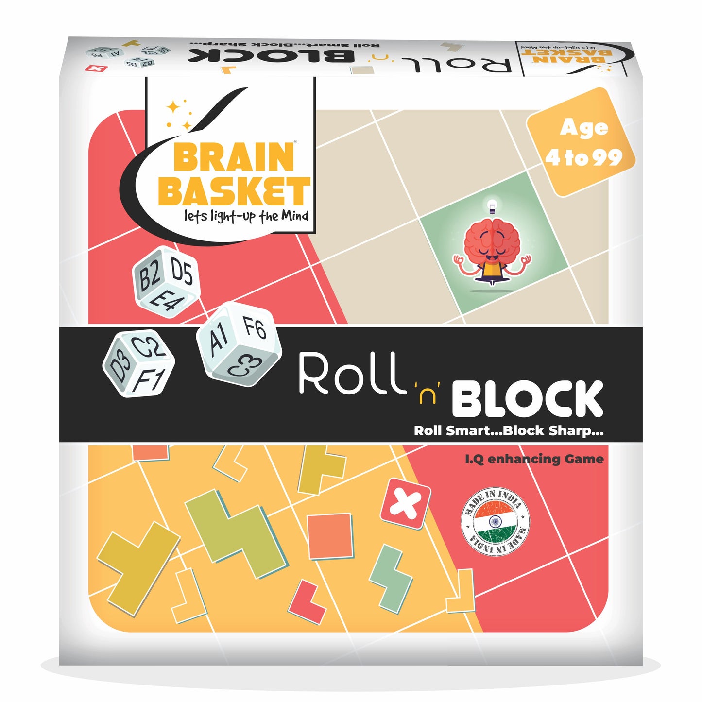 Roll 'N' Block | Age 4 to 99 | Logic | Visual-Intelligence