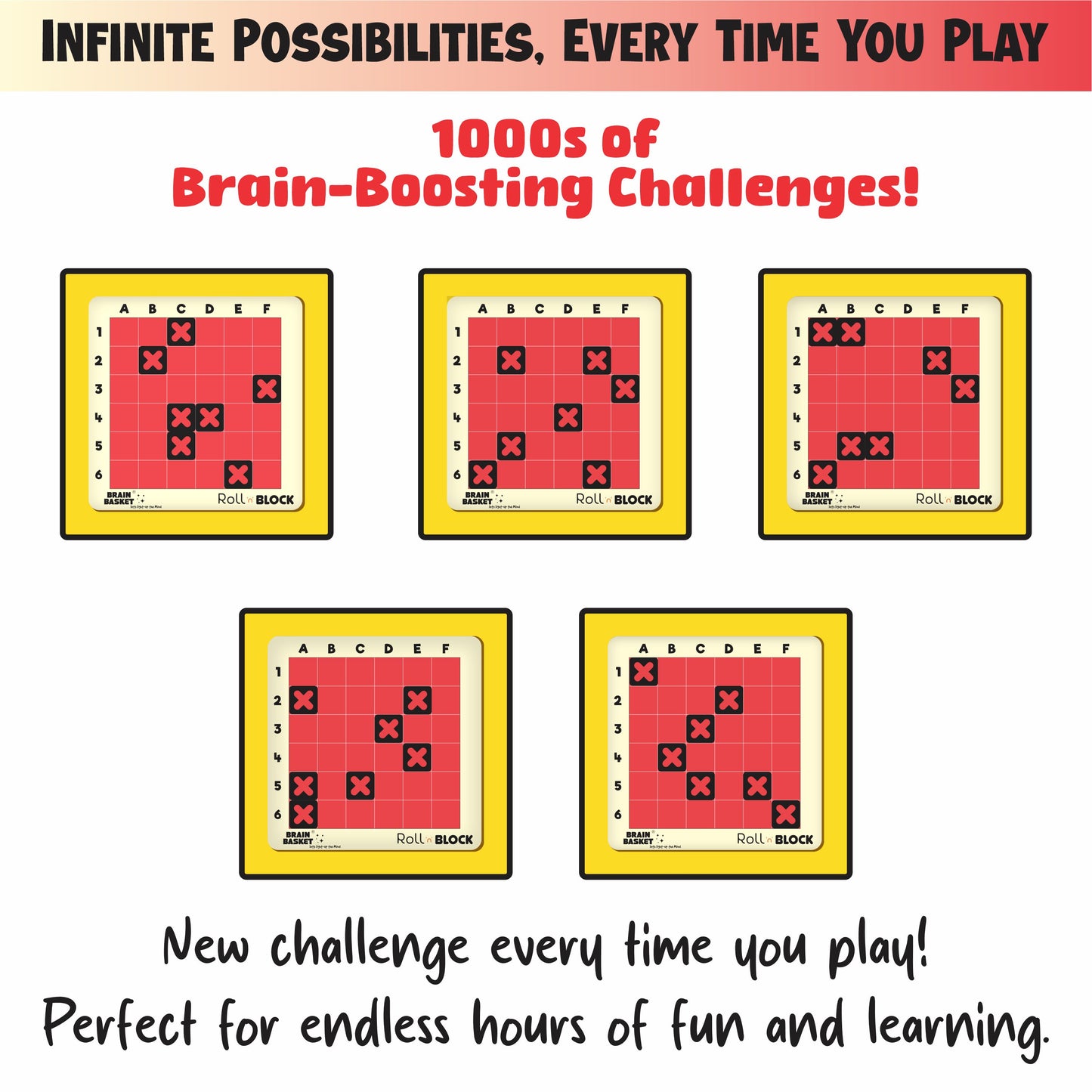 Roll 'N' Block | Age 4 to 99 | Logic | Visual-Intelligence