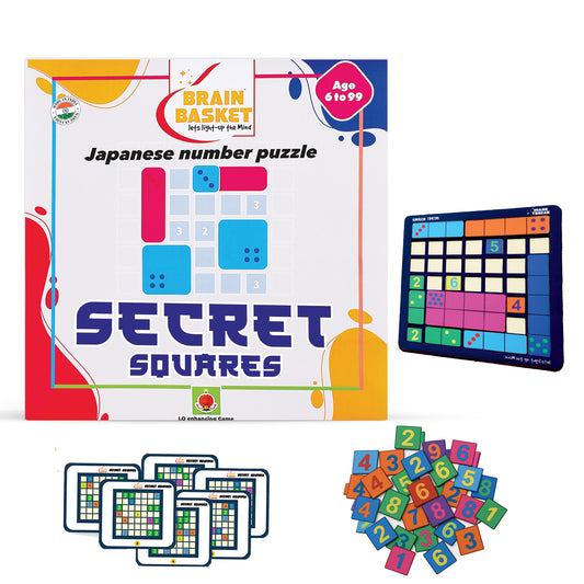 Secret Squares | Age 6 to 99 | Logic | Visual-Intelligence