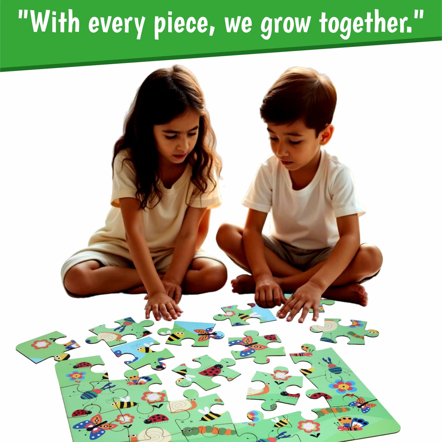 Floor Puzzle: The World of Bugs and Insects | Age 4 to 8 | Puzzle Game