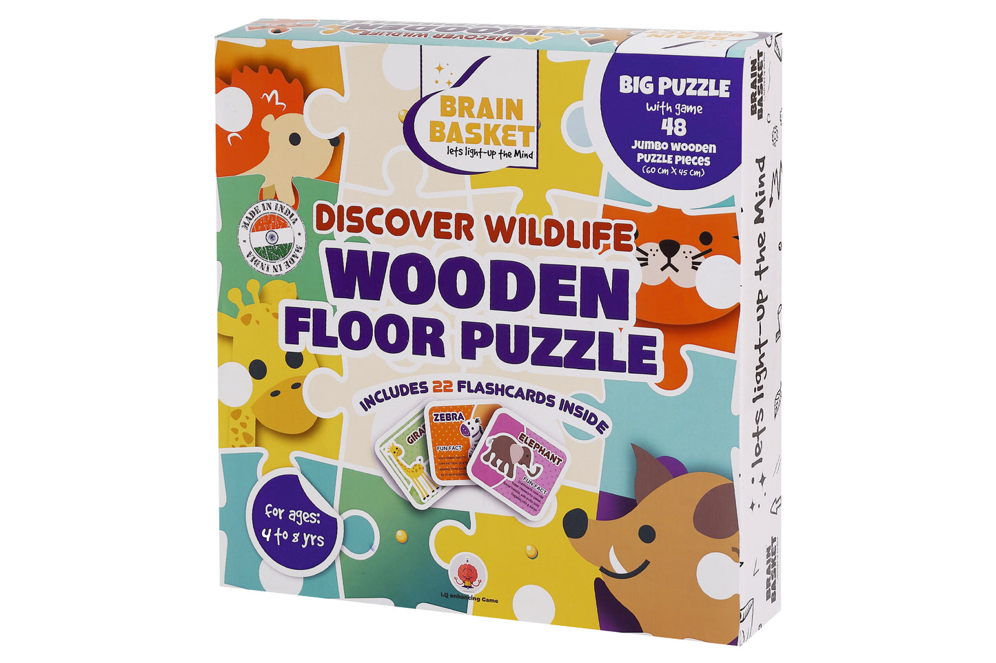 Floor Puzzle: Discover Wildlife | Age 4 to 8 | Puzzle Game