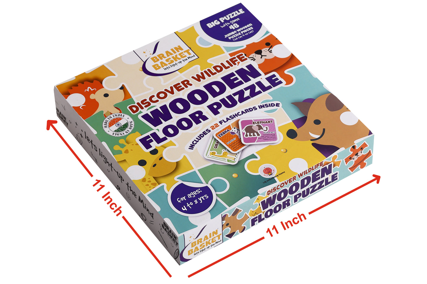 Floor Puzzle: Discover Wildlife | Age 4 to 8 | Puzzle Game