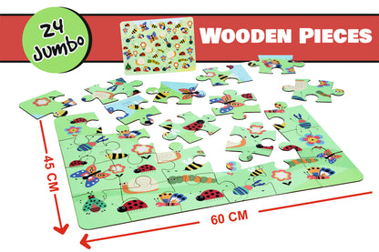 Floor Puzzle: The World of Bugs and Insects | Age 4 to 8 | Puzzle Game