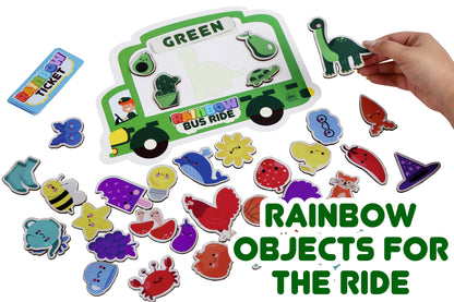 Rainbow Bus Ride | Age 2 to 6 | Memory Game