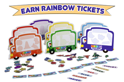 Rainbow Bus Ride | Age 2 to 6 | Memory Game