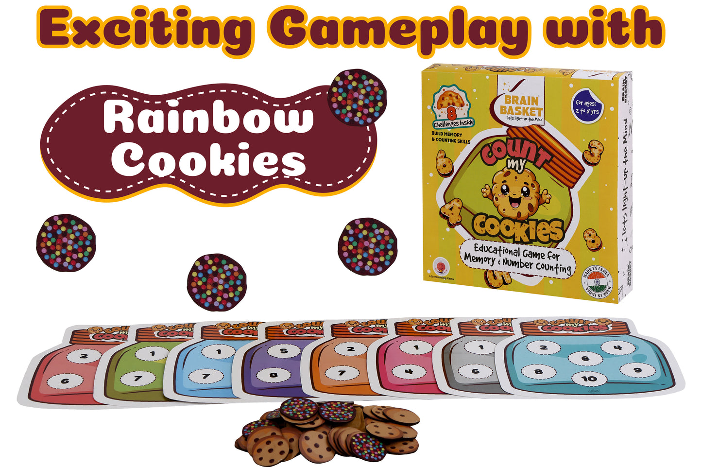 Count My Cookies | Age 2 to 8 |  Memory Game