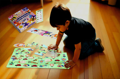 Floor Puzzle: The World of Bugs and Insects | Age 4 to 8 | Puzzle Game