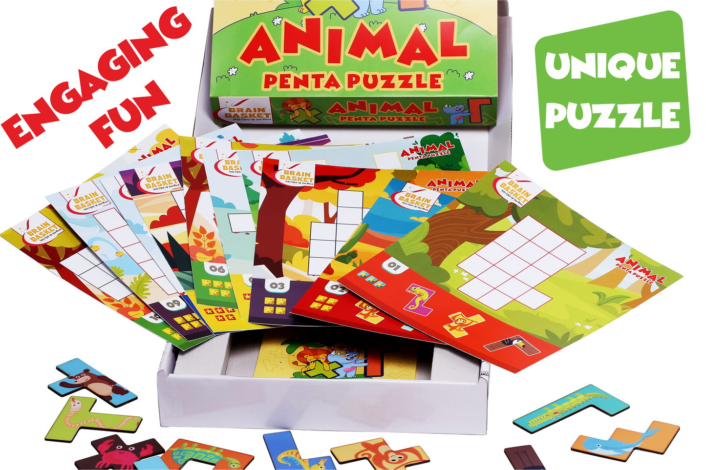 Animal Penta Puzzle | Age 2 to 8 | Logic | Visual-Intelligence