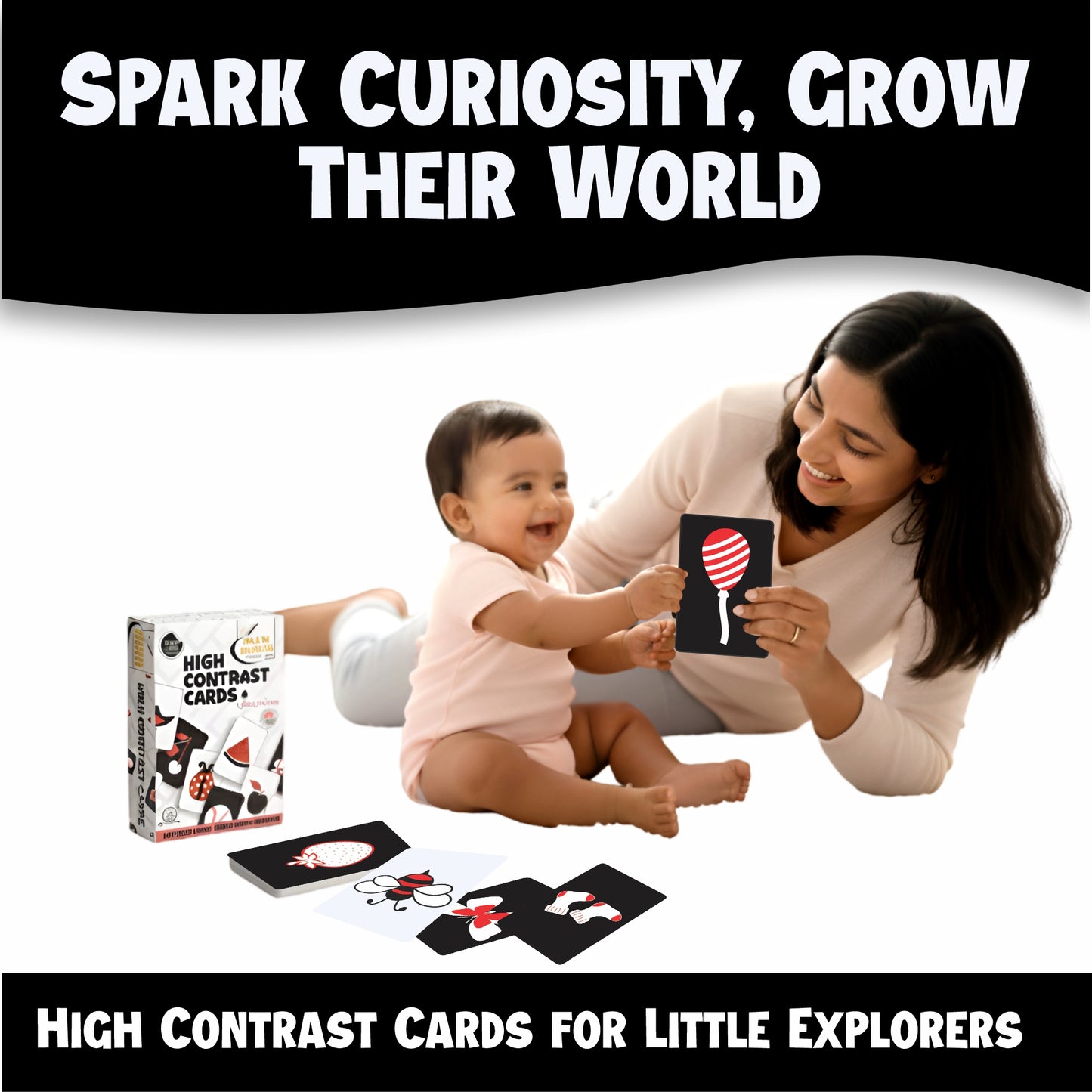 HIGH CONTRAST CARD PLUS | 12 to 24 Months | Early Learning