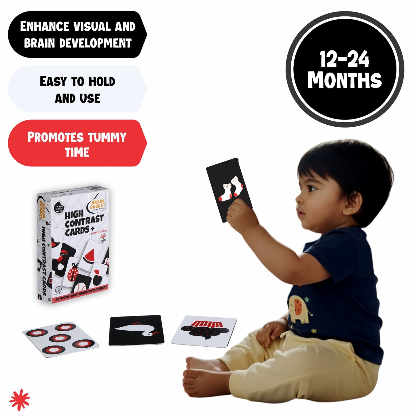 HIGH CONTRAST CARD PLUS | 12 to 24 Months | Early Learning