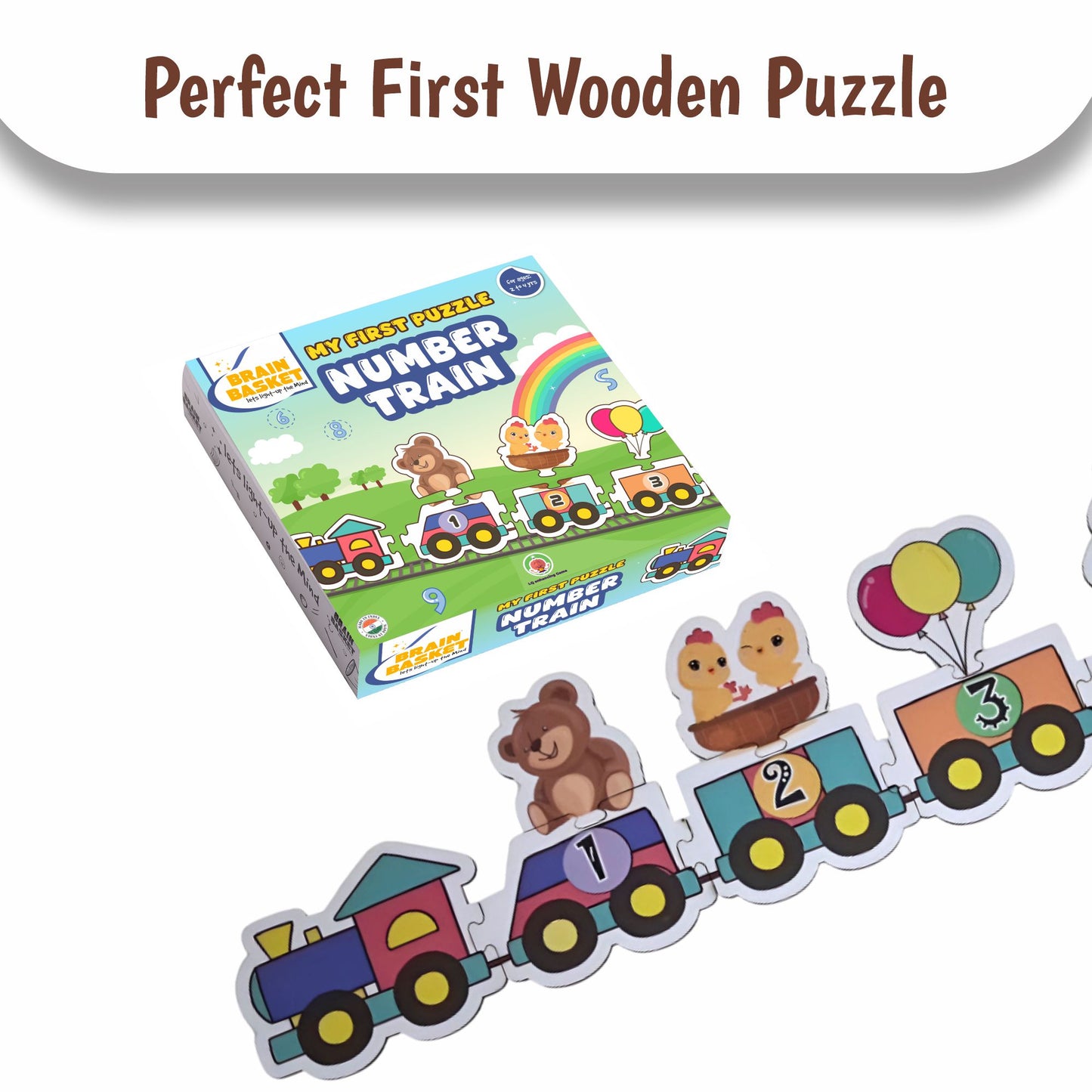 MY FIRST PUZZLE NUMBER TRAIN | Age 2 to 4 | Puzzle Game