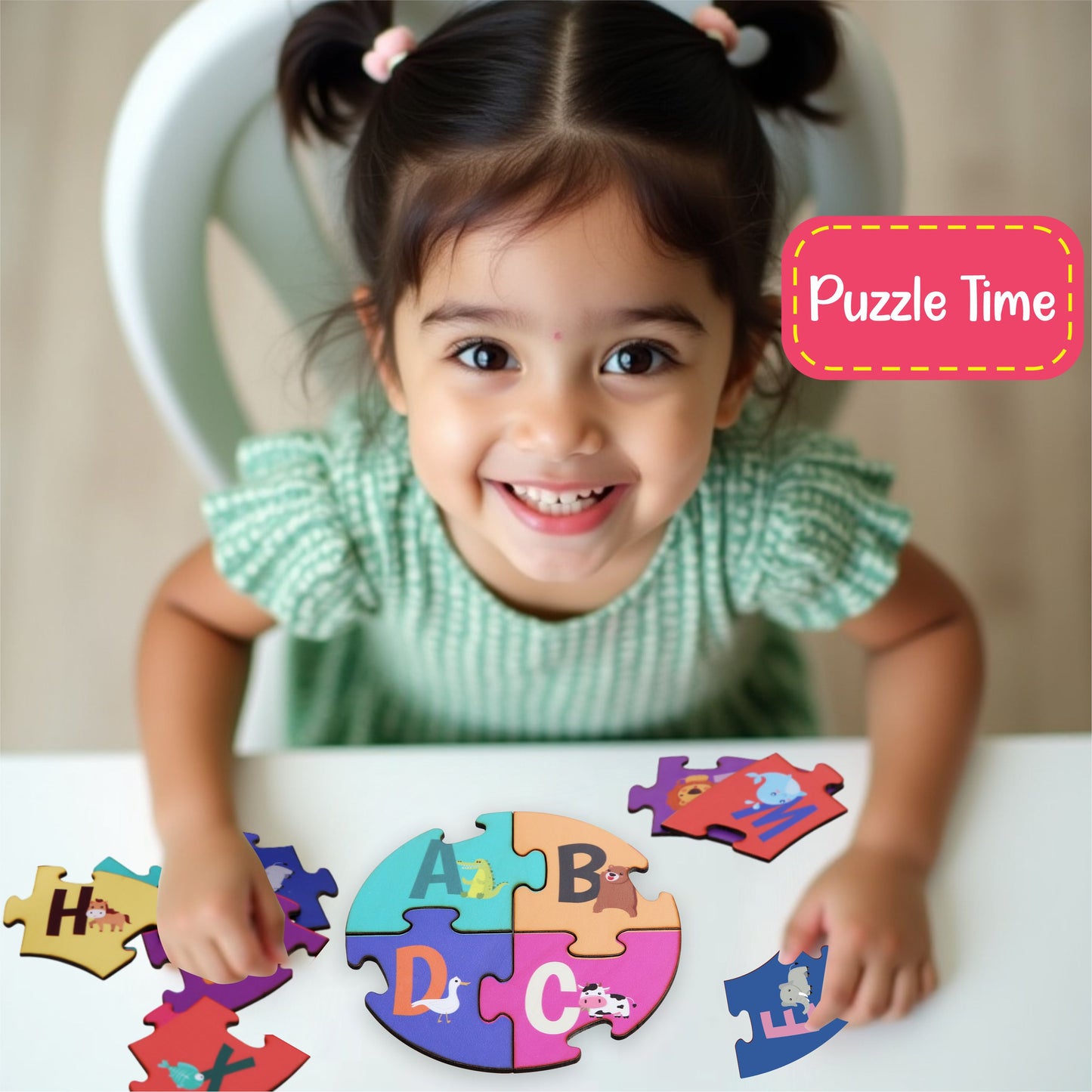 My First A to Z Puzzle | Age 2 to 6 | Logic | Visual-Intelligence
