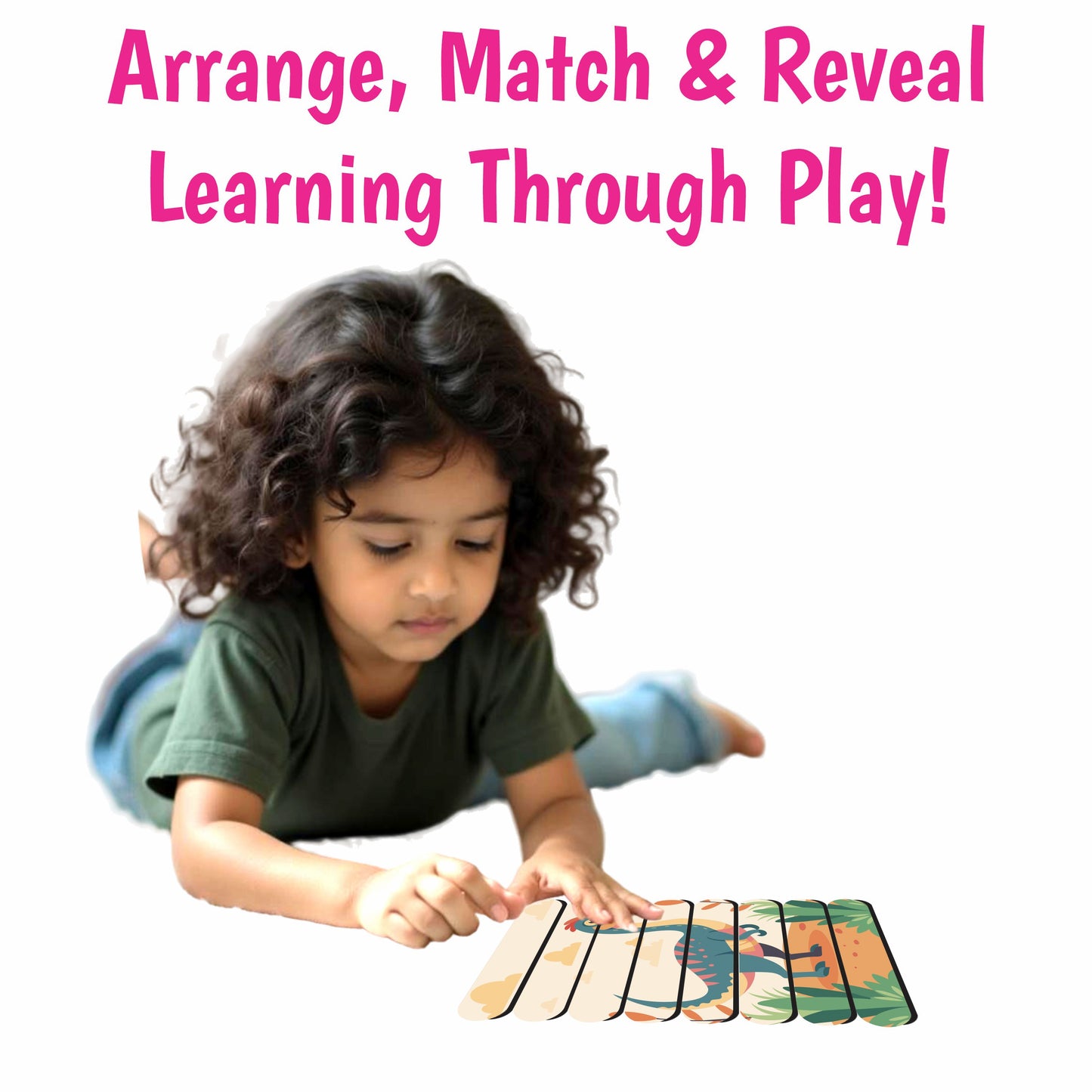 Dinosaur & Zebra Puzzle Sticks | Age 2 to 4 | Puzzle Game