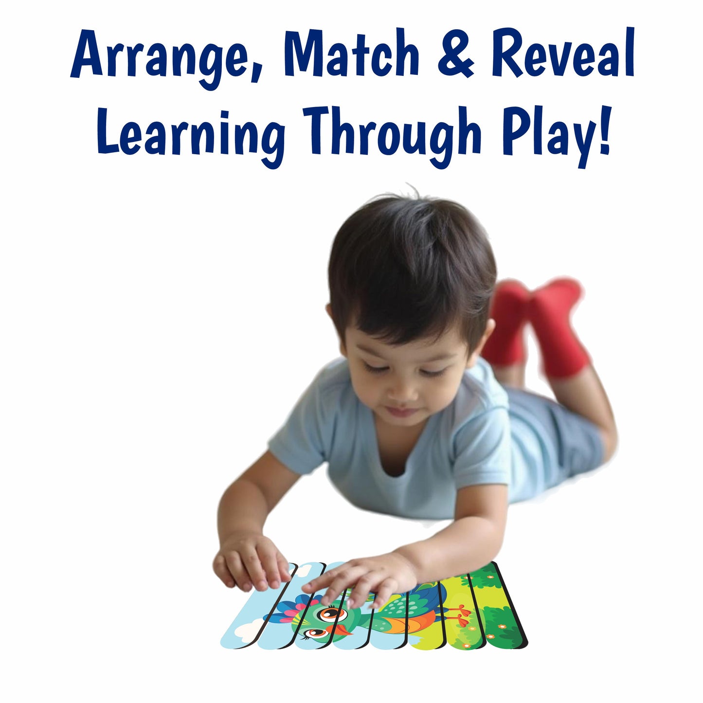 Octopus & Peacock Puzzle Sticks | Age 2 to 4 | Puzzle Game
