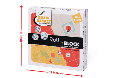 Roll 'N' Block | Age 4 to 99 | Logic | Visual-Intelligence