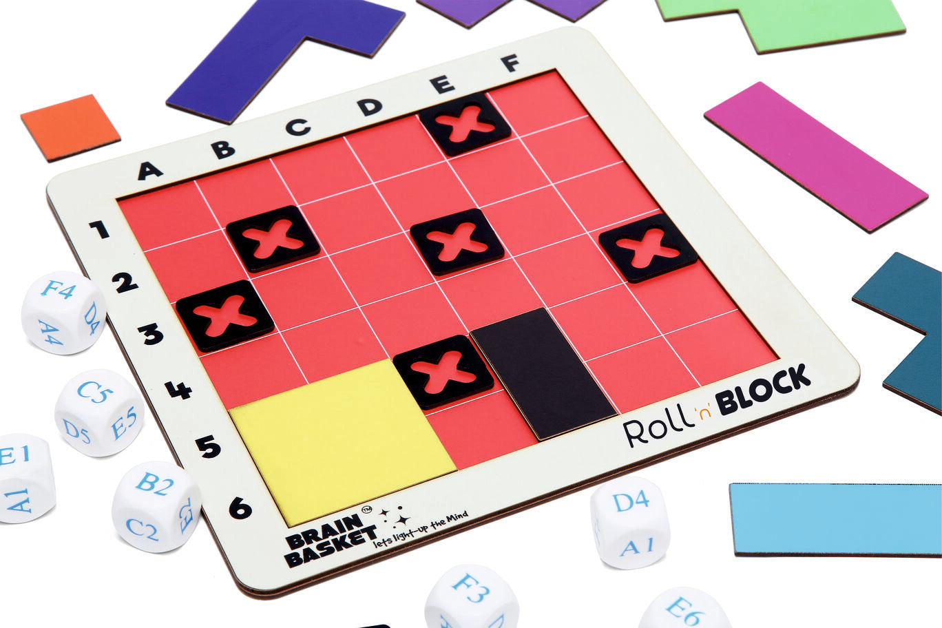 Roll 'N' Block | Age 4 to 99 | Logic | Visual-Intelligence