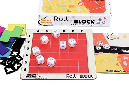 Roll 'N' Block | Age 4 to 99 | Logic | Visual-Intelligence