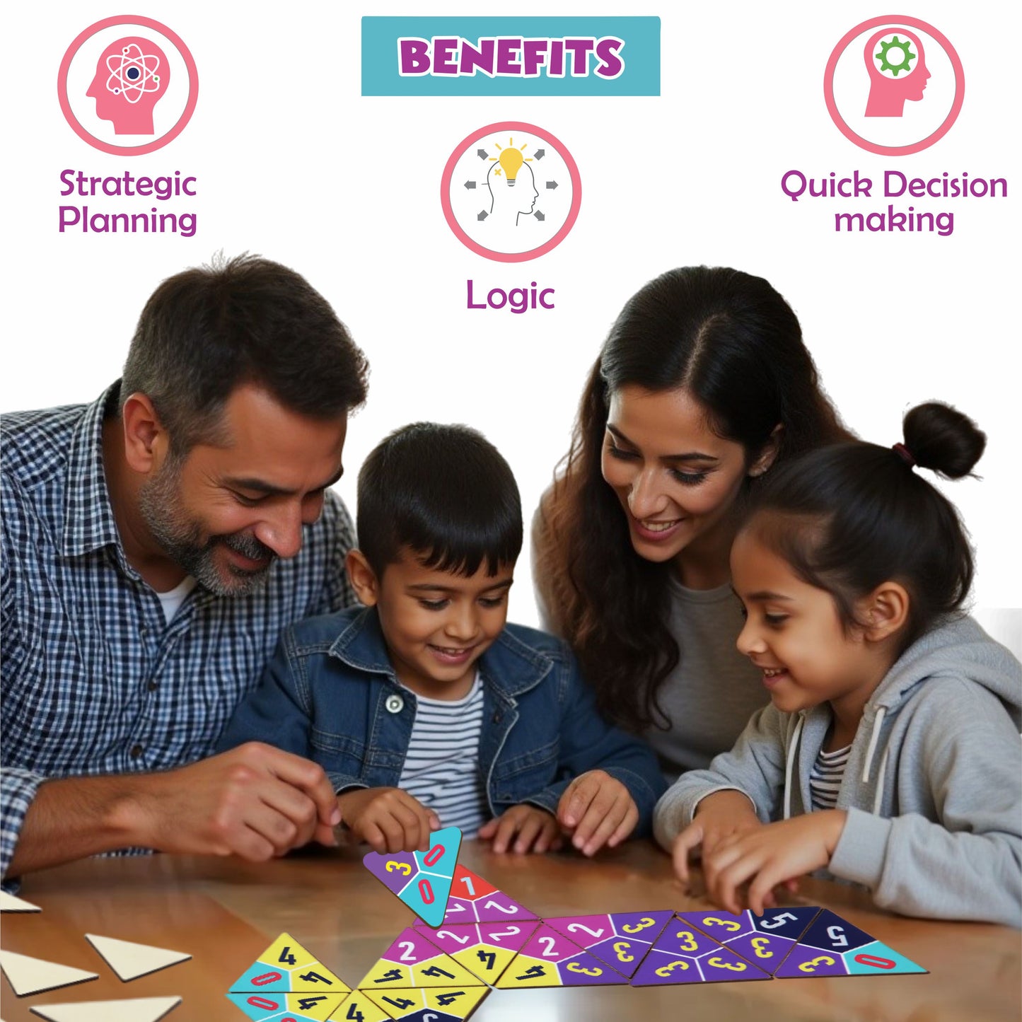 Trio Tangle | Age 6 to 99 | Logic | Visual-Intelligence | Strategy