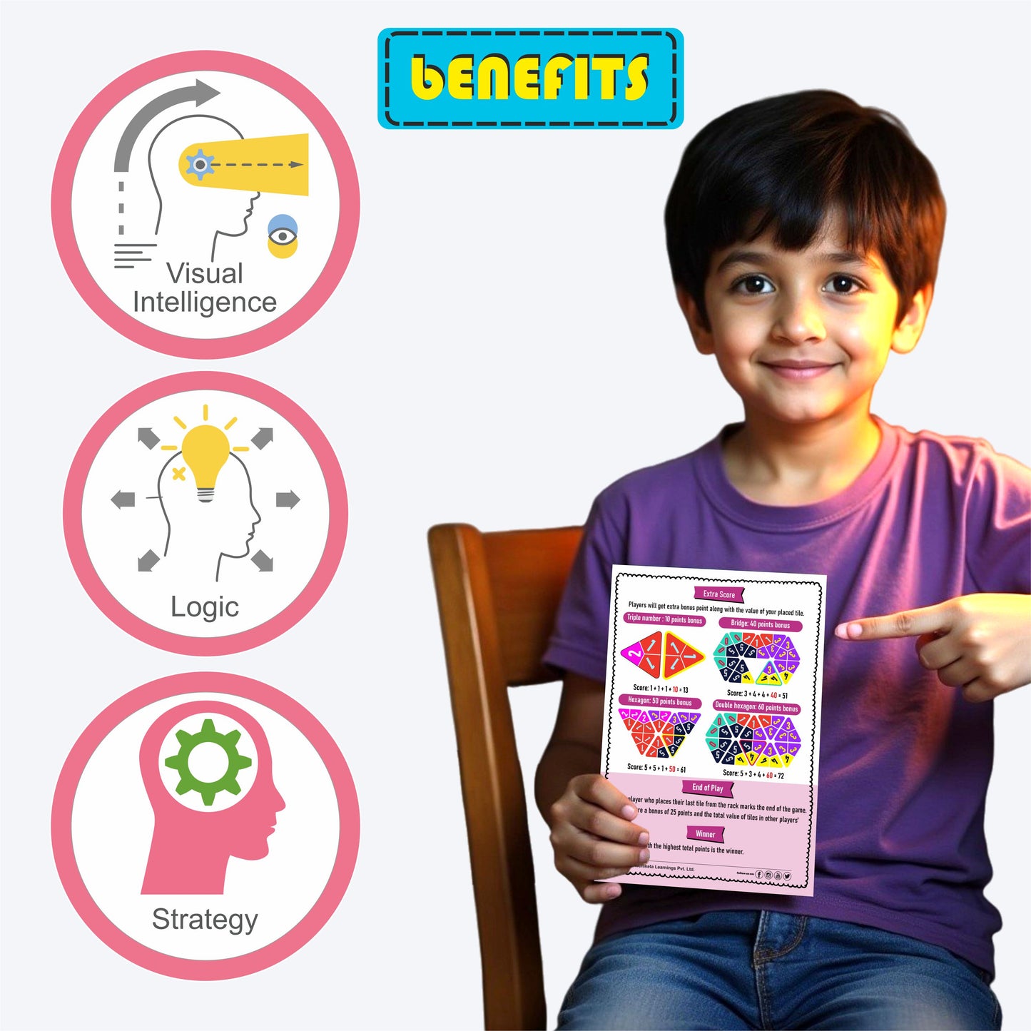 Trio Tangle | Age 6 to 99 | Logic | Visual-Intelligence | Strategy