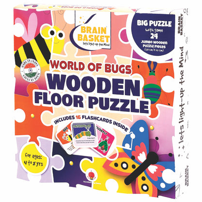 Floor Puzzle: The World of Bugs and Insects | Age 4 to 8 | Puzzle Game