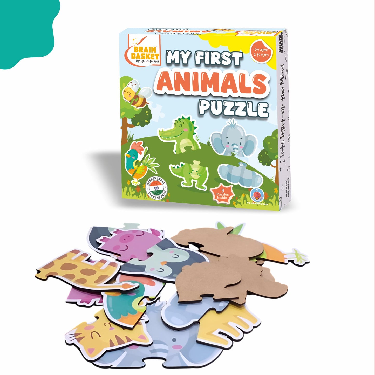 MY FIRST ANIMAL PUZZLE | Age 2 to 4 | Puzzle Game
