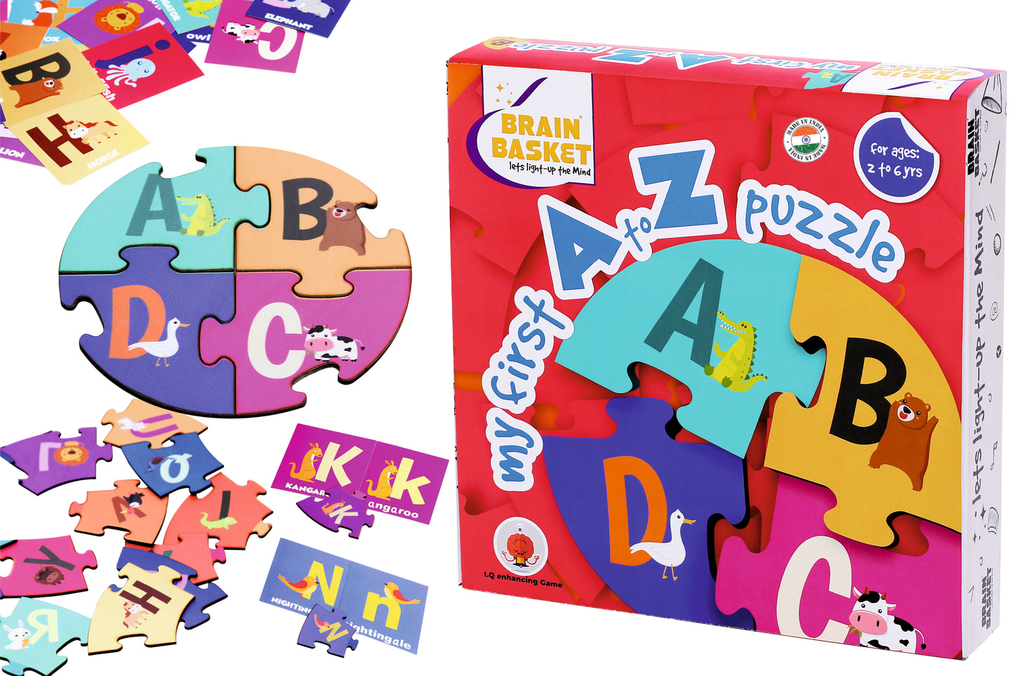 My First A to Z Puzzle | Age 2 to 6 | Logic | Visual-Intelligence