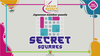 Secret Squares | Age 6 to 99 | Logic | Visual-Intelligence