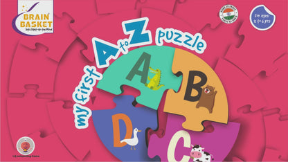 My First A to Z Puzzle | Age 2 to 6 | Logic | Visual-Intelligence