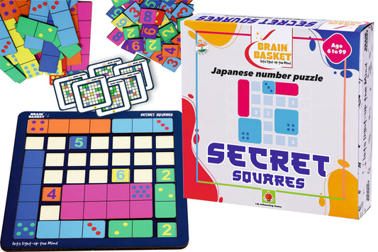 Secret Squares | Age 6 to 99 | Logic | Visual-Intelligence