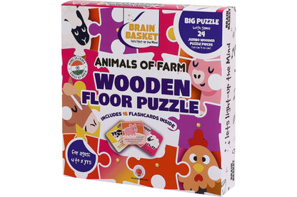 Floor Puzzle: Animals of the Farm | Age 4 to 8 |  Puzzle Game